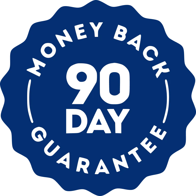 LuminEye™ 90-Day Money Back Guarantee Seal